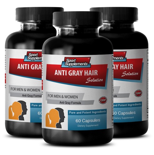 Tyrosine powder gray - gray, hair