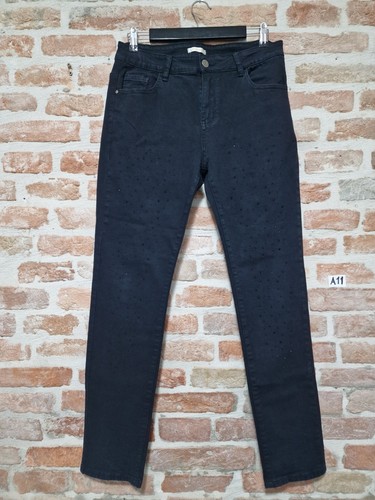 Jeans elasticizzato con strass - elasticizzato,