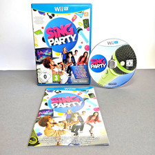 SING PARTY NINTENDO WII U gioco KARAOKE MULTILINGUA ITALIANO COMPLETO