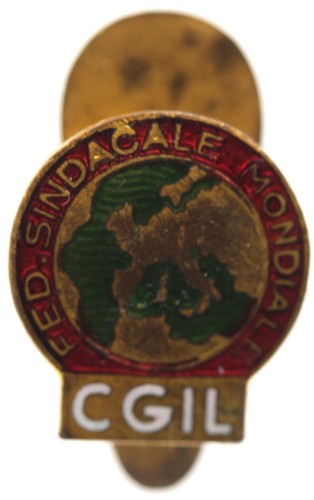 Distintivo cgil federazione - distintivo,