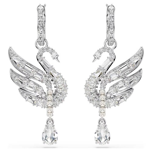 Orecchini swarovski swan - orecchini,