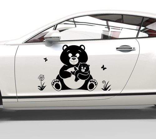 Adesivo auto orsacchiotti - ,
