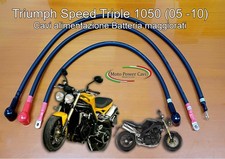 Triumph Speed Triple 1050   05-10   Cavi Batteria Maggiorati
