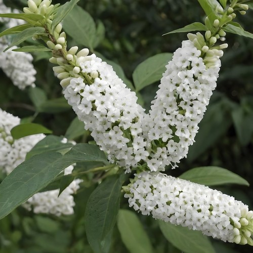 Buddleja davidii buzz ivory - buddleja,