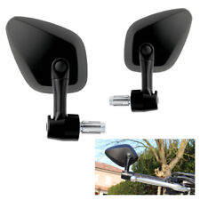 COPPIA SPECCHIETTI 22 MM MANUBRIO MOTO BAR END FAR NERI OMOLOGATI