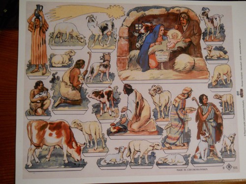 Presepio ritagliare nuovo - nuovo,