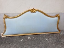 TESTATA LETTO MATRIMONIALE BAROCCHETTO DORATA - SAGOMATA - 1940 EMILIA