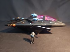 Starcom Mattel Coleco Shadow Bat / Vaisseaux + 1 Figurine Vintage