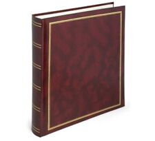 Album Foto 30 Fogli in Cartoncino Colore Rosso Scuro