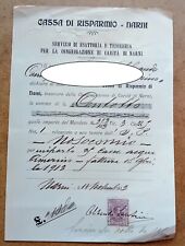 030 - Lettera CASSA DI RISPARMIO  - NARNI (TERNI)