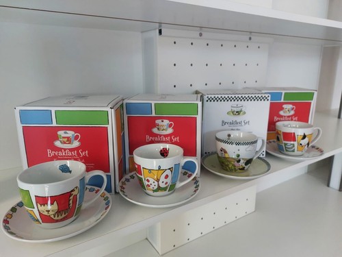 Set 4pz tazza tè colazione - tazza,