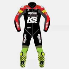 TUTA IN PELLE DA CORSA APRILIA