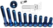 Vite Titanio Blu M6 X