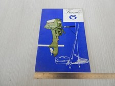 MANUALE USO MANUTENZIONE ORIGINALE MOTORE FUORIBORDO FRANCHI 6 ITALIANO INGLESE