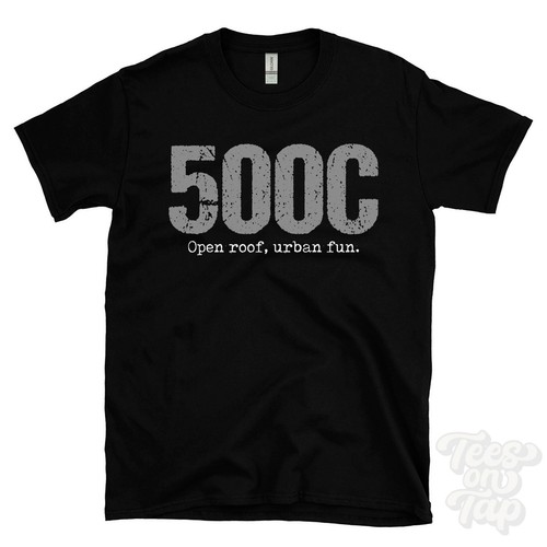 500c tetto aperto - 500c:, maglietta
