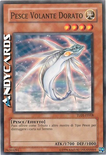 Pesce volante dorato - dorato, •