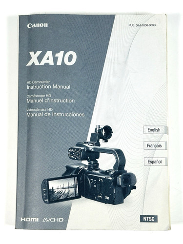 Canon xa10 videocamera - canon, hd