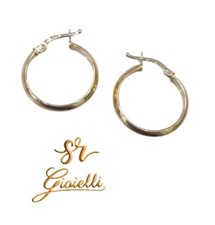 Orecchini Cerchio ORO GIALLO Bombati ORO 18kt 750% List. 295€