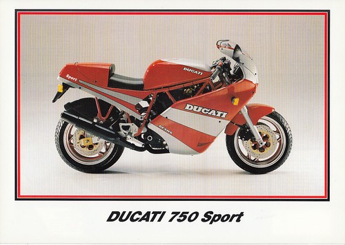 Ducati 750 sport - , rosso