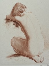 Incisioni Erotiche Donna, Nuda