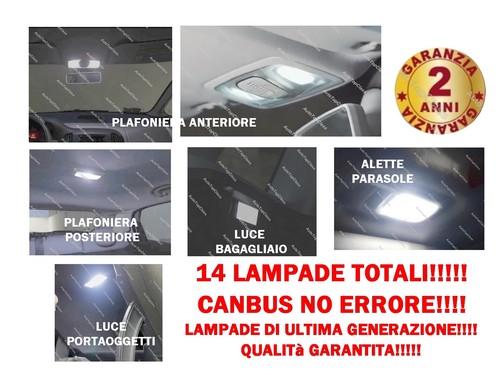 Led interni fiat 500l - 14,