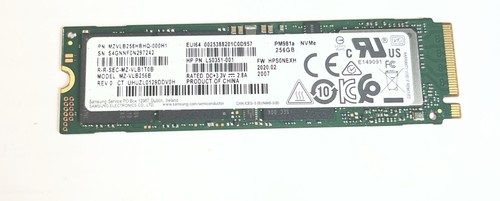 Samsung pm981a vlb2560 256 - pm981a,