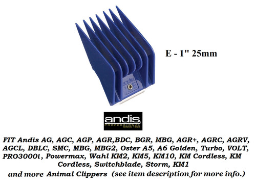 Andis pet blade - 1", guida
