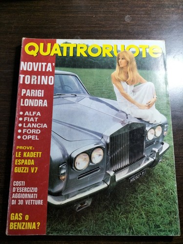 Quattroruote 1970 ottobre - ottobre, n