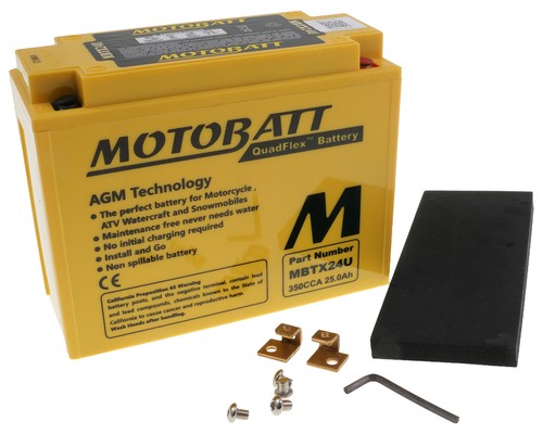 Batteria 25ah motobatt - motobatt, mbtx24u