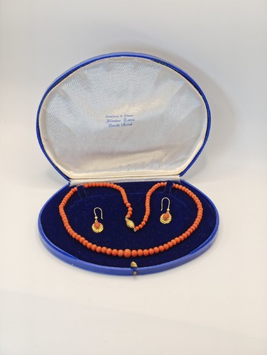 Parure corallo rosso - corallo, oro