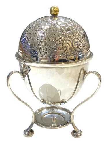 Antico egg coddler placcato - coddler,