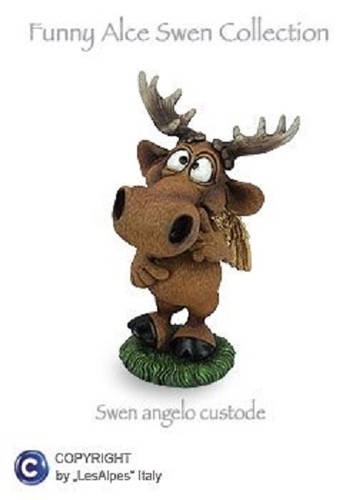 Statuetta alce swen les - statuetta,