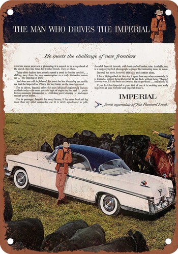 Insegna metallo 1956 - in,