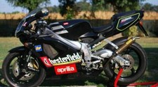 Aprilia RS 125 MP Chesterfield giallo yellow DECORAZIONE DECAL KIT adesivi carena