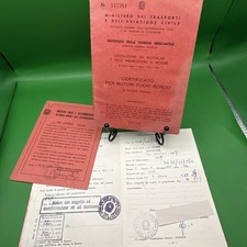 CERTITICATO PER MOTORI FUORI