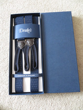 BRETELLE DRAKE'S BLU MACULATE