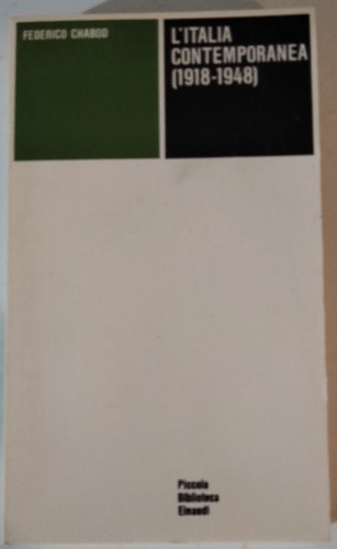 Libro italia contemporanea - l'italia,