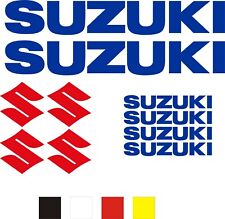 Kit adesivi SUZUKI 10 pezzi stickers disponibili vari colori per moto e scooter