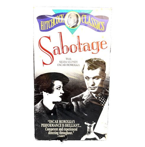 Alfred hitchcock sabotage vhs - sabotage,