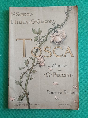 Libretto opera tosca - libretto, d'opera