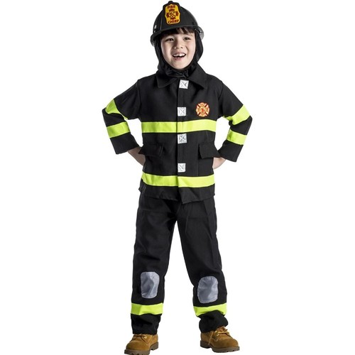 Costume pompiere deluxe per