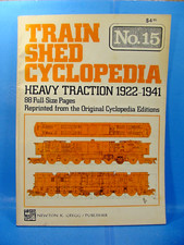 CAPANNONE TRENO CICLOPEDIA #15 LOCOMOTIVE TRAZIONE PESANTE 1922-1941 NEWTON K GREGG