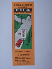 SEGNALIBRO FILA SEGNALI STRADALI indicazione 1-2 Giotto bookmark *