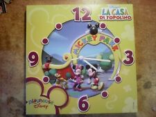 INTROVABILE OROLOGIO DA PARETE ' DISNEY '  : '  LA CASA DI TOPOLINO  '  !!!!!!!!