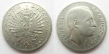 Vittorio Emanuele III - 1 lira aquila sabauda 1907 argento