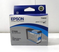 Inchiostro ORIGINALE Epson Stylus Pro 3800 CYAN UltraChrome K3 (80 ml) T5802 03-04/2009
