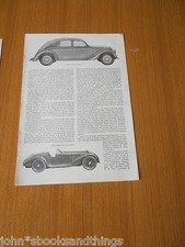 1936 SALONE ITALIANO DELL' AUTOMOBILE MILANO EPOCA ANTICO FIAT 500 APRILIA ALFA