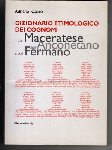 Dizionario etimologico dei - dizionario,