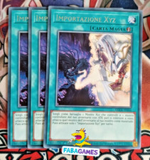 ?? YU GI OH 3 x IMPORTAZIONE XYZ – AMDE IT044 RARA – ITA ??