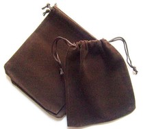  2pz sacchetti in velluto